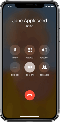 Фейстайм звонок